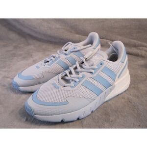 Adidas ZX 2K Boost Women Sneakers White Sky Blue FY3630 Size 8.5